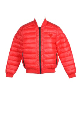 Casual Padded Jacket Red