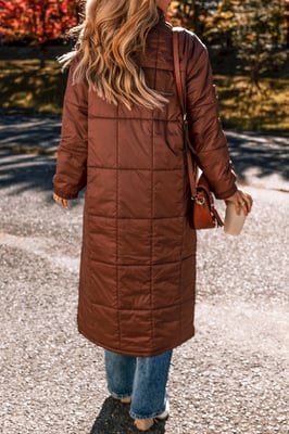Puffer Jacket Quilted Design