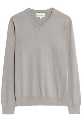 Mens Cotton V-neck Jumper