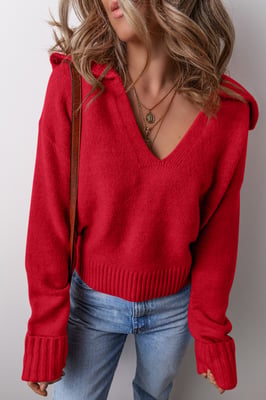 Vneck Long Sleeve Sweater