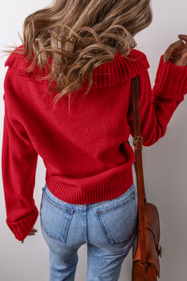 Vneck Long Sleeve Sweater