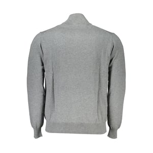 Half Zip Knit Sweater Grey