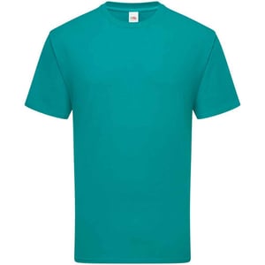 Fruit Of The Loom Heren Ringgesponnen Premium T-Shirt (Ocean Teal)