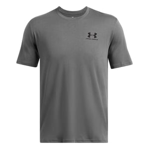 Under Armour Mens Sportstyle Short-Sleeved T-Shirt (Castle Rock Grey/Black)