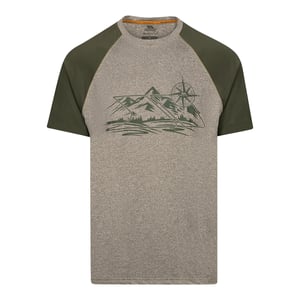 Trespass Heren Fullmer Mountain T-Shirt (Moeras-Marl)