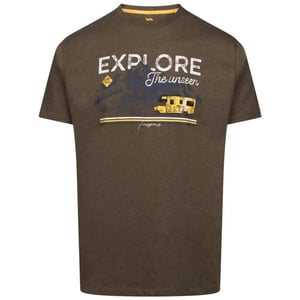 Trespass Mens Thelon Printed Casual T-Shirt (Marshland Marl)