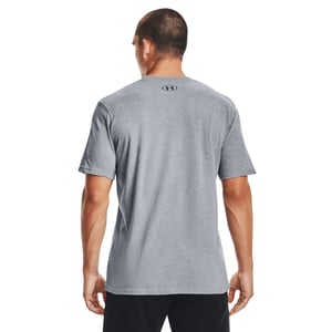 Under Armour Heren Sportstyle T-shirt met korte mouwen (Licht staal Heather/Zwart)