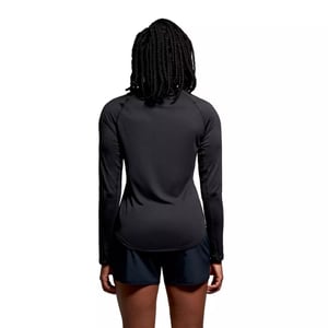 Canterbury Womens/Ladies Super Light Long-Sleeved T-Shirt (Black/Gunmetal Grey)