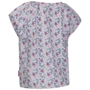 Trespass Girls Josey Flowers Top (Grey Skies)