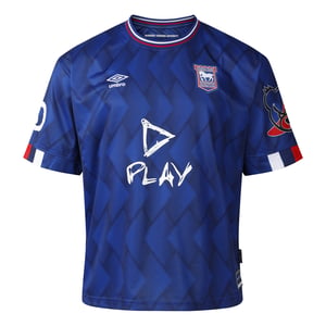 Umbro Heren Ed Sheeran Ipswich Town FC Shirt (Blauw)
