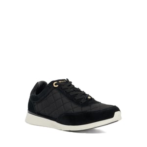 Dune Ladies Everglow - Quilted Leather Trainers