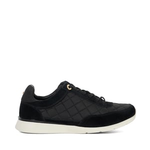 Dune Ladies Everglow - Quilted Leather Trainers