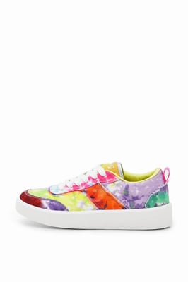 Tiedye Regenboog Sneakers Casual Lowtops