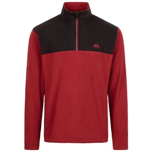 Trespass Mens Curtiston AT100 Fleece Top (Merlot)