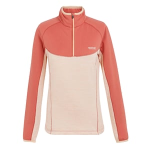 Regatta Dames/Dames Hepley Fleece (Mineraal Rood/Perzik Parfait Marl)