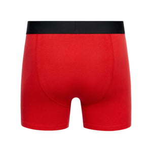 Duck and Cover Heren Fiery Boxershorts (Set van 3) (Geel/Rood/Zwart)