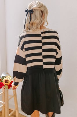 Color Block Sweater Dress