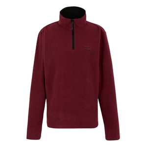 Regatta Great Outdoors Mens Thompson Half Zip Fleece Top för män (Mörk rödbrun)