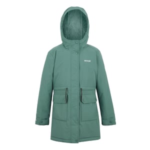 Regatta Valenta Waterdichte Jas voor Kinderen/Kinderen (Groene waas)