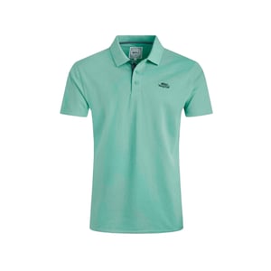 Weird Fish Mens Miles Pique Organic Polo Shirt (Aqua Marine)