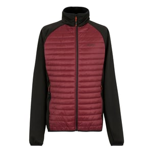 Regatta Clumber Hybrid Jacket för herrar (Mörk Maroon/Svart)