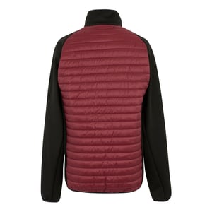 Regatta Clumber Hybrid Jacket för herrar (Mörk Maroon/Svart)