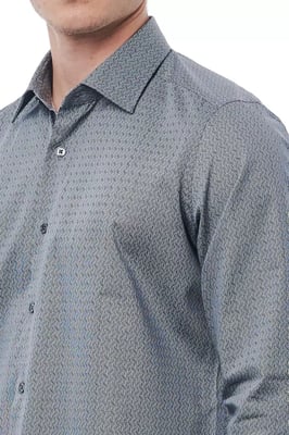 Skjorta med mönster, slim fit