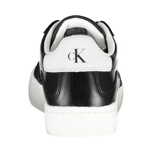 Heren Ck Logo Leren Lage Sneakers