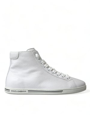 Leather Hightop Sneakers