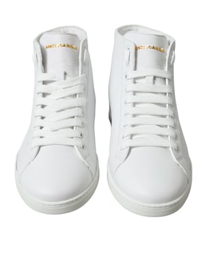 Leather Hightop Sneakers
