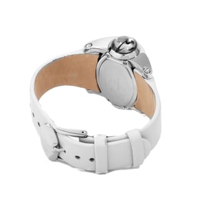 Chronotech Ct7681l09ac Vit Läderklocka
