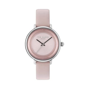 Minimale Roze Gouden Glitter Horloge