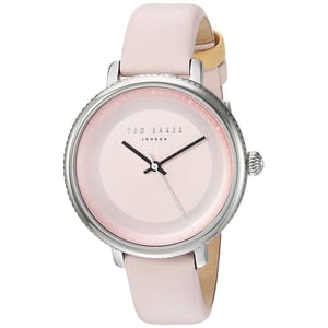 Minimale Roze Gouden Glitter Horloge