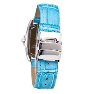 Analog Light Blue Leather Strap Watch Ct7220l04ac