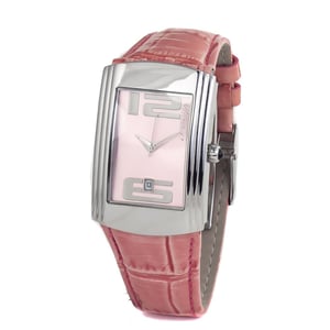 Chronotech Ct7017b02ac Rosa Läderklocka