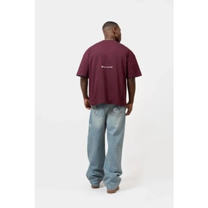 Equalité Celeste boxy tee aubergine