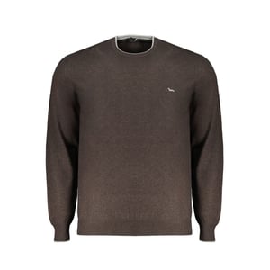 Crew Neck Tröja Brun Melange