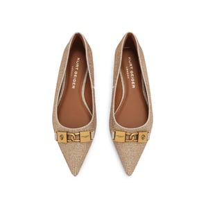 Kurt Geiger London Kingsley Pointed Flat Ballet Flats