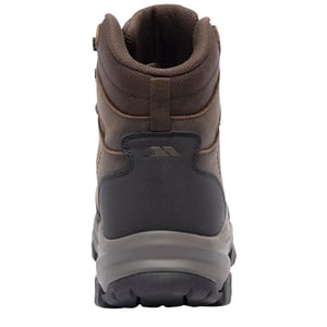 Trespass Mens Stride Leather Walking Boots (Dark Brown)