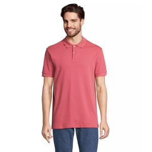 SOLS Unisex Adult Pacific Pique Twin Needle Stitch Polo Shirt (Folk Pink)