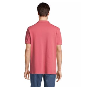 SOLS Unisex Adult Pacific Pique Twin Needle Stitch Polo Shirt (Folk Pink)