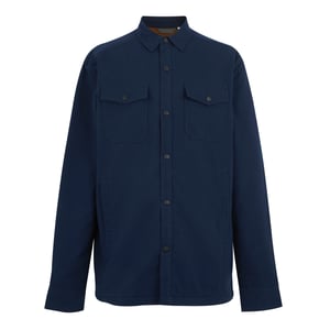 Regatta Effen overhemd heren Spennith (Marineblauw/Geglazuurde Gember)