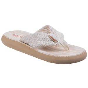 Rocket Dog Womens/Ladies Sunset Slip On Sandals (Double Cream)