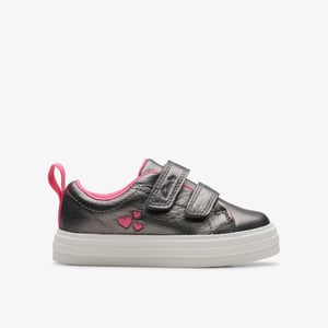 Nova Teen Toddler Gun Metal Shoes