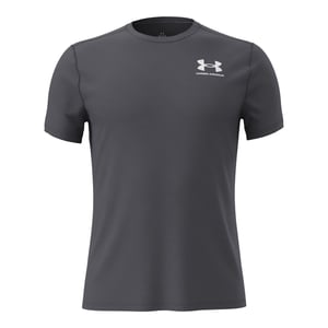 Under Armour Unisex HeatGear T-shirt voor volwassenen (Kasteelrots Grijs)