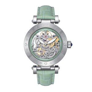 Empress Theodora Automatic Leather-Band Watch