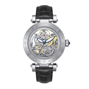 Empress Theodora Automatic Leather-Band Watch