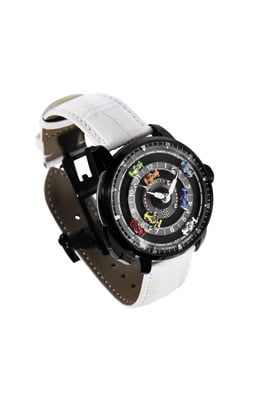 Invicta Racing 69134 Heren Horloge - Automatisch Uurwerk - Roestvrij Staal met zwarte Wijzerplaat - 46mm