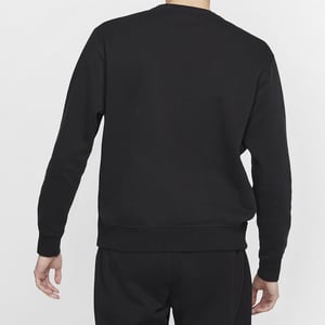 Nike Mens Crewneck Embroiderey Sweatshirt in Black