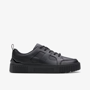 Oslo Flare Y Black Leather Shoes